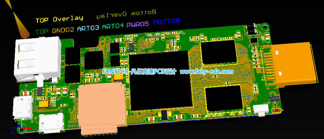 Ӱ-6-RK3188+4ƬDDR3 PCB